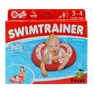 Freds Swim Academy SwimTrainer Classic Red Baby & Toddler for 3 Month to 4 Years